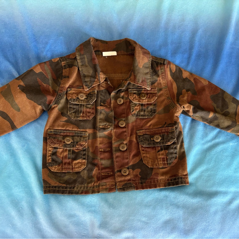 Wrangler Boys Camouflage Jean Jacket